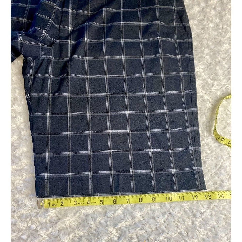 Nike golf Shorts Men’s Size 40 11 Inseam Plaid Black - Picture 7 of 9